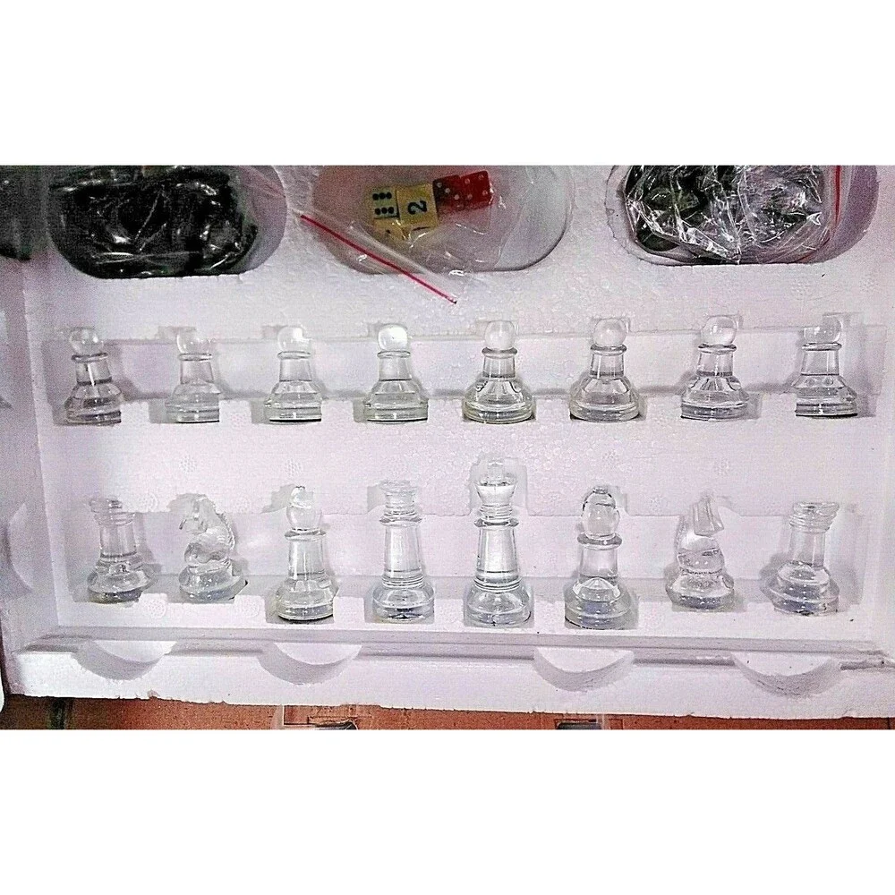 Generation Glass Checkers Pieces Limited Edition Three in One Glass Compendium